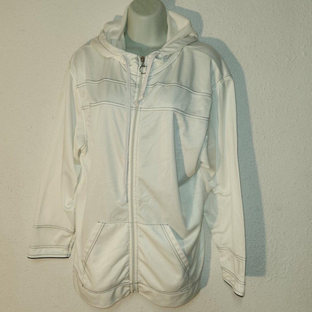 BEAUXART ** quality sportswear white hoodie jacket, from Europe in size XL